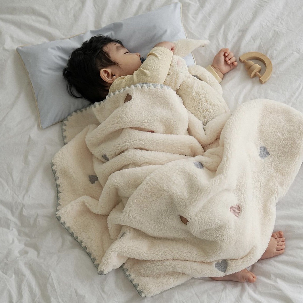 Baby Boy Nursery Quilt - ฤดูหนาวผ้าห่มเด็กทารกแรกเกิดขนแกะกํามะหยี่ผ้าห่มเด็ก Swaddle สําหรับสาวนุ่มเนอสเซอรี่ผ้าห่มนอนสําหรับเตียงผ้านวม