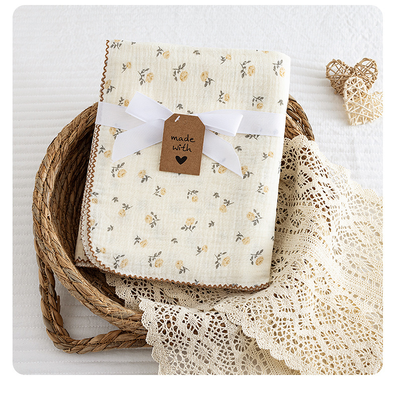 Baby Boy Nursery Quilt - ผ้าห่มห่อตัวเด็กทารกฤดูร้อน ขนาด 100*130 ซม. ผ้ามัสลินสำหรับเด็กแรกเกิด เหมาะสำหรับเด็กชายและเด็กหญิง