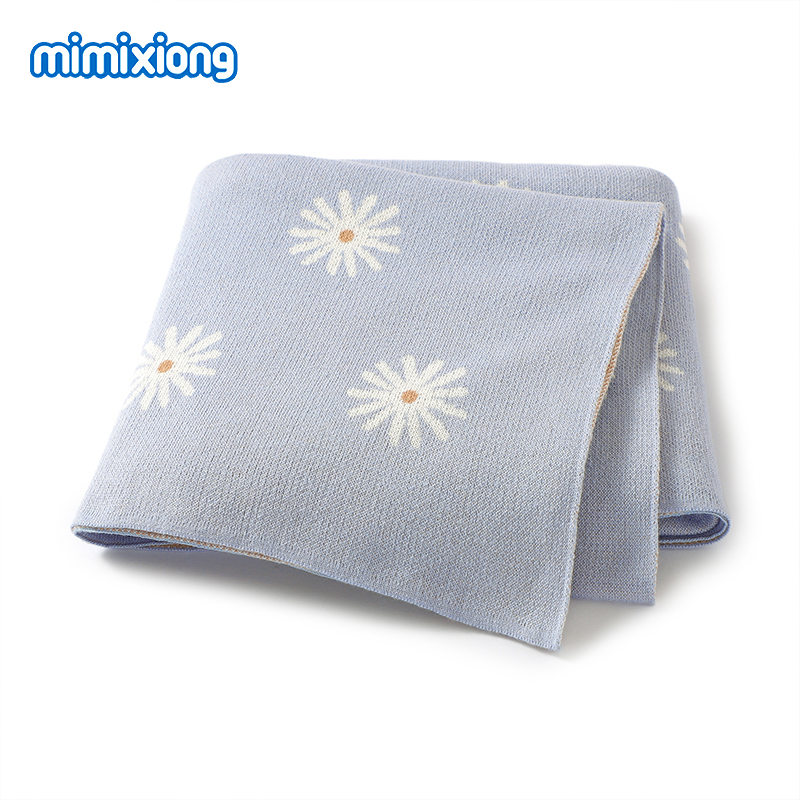 Baby Boy Nursery Quilt - เด็กดอกไม้ผ้าห่มถัก All Seasons Ultra-Soft ทารกแรกเกิดเด็กชายหญิงรถเข็นเด็กเนอสเซอรี่ Swaddle