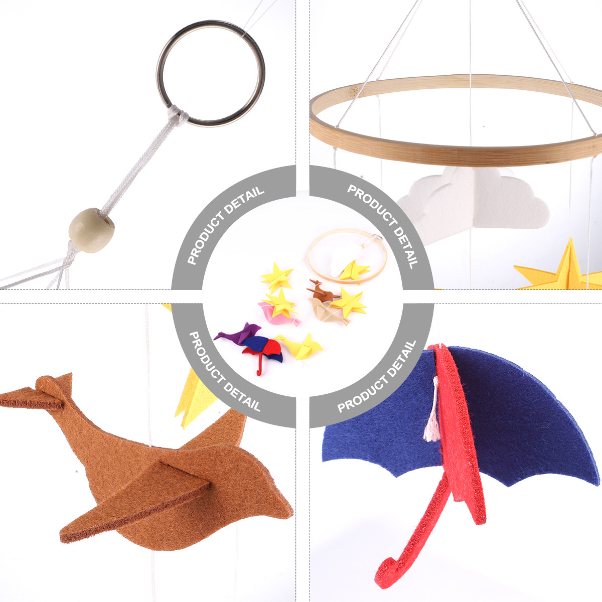 ของตกแต่งแขวนเปลเด็ก 1 ชิ้น โม - Baby Nursery Crib บทวิจารณ์และราคา
