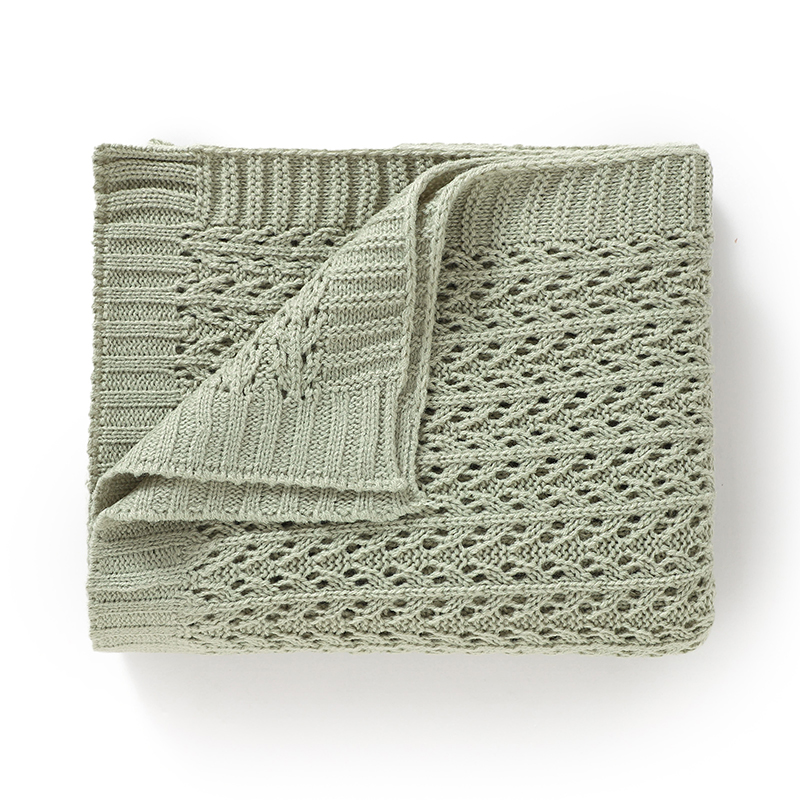 ผ้าห่มเด็กทารกถักนิตติ้ง 90*70 - Baby Boy Nursery Quilt บทวิจารณ์และราคา
