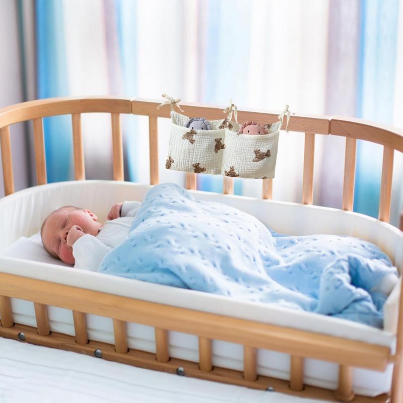 Baby Crib Organizer Cot Caddy  - Baby Nursery Crib บทวิจารณ์และราคา