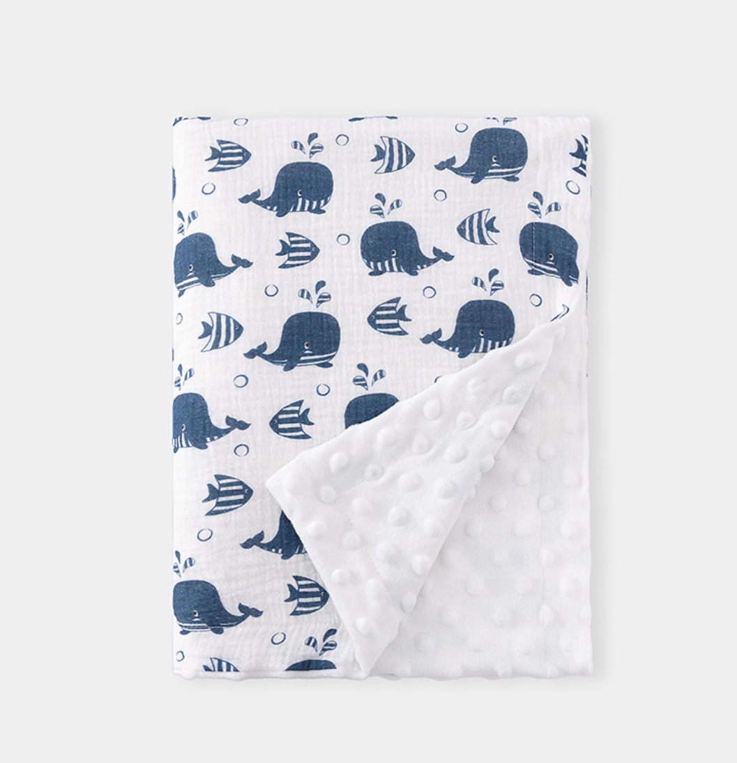 ผ้าห่มเด็กมัสลินสำหรับทารกแรกเ - Baby Boy Nursery Quilt บทวิจารณ์และราคา