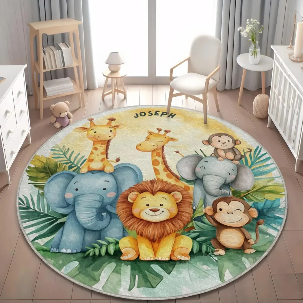พรมปูพื้นลายสัตว์ป่า ซาฟารี ยี - Baby Nursery Mat บทวิจารณ์และราคา