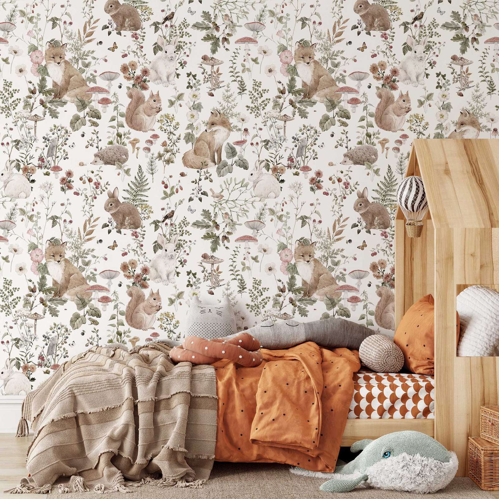 Forest Babies MuraL, Boys Nurs - Baby Nursery Vintage บทวิจารณ์และราคา