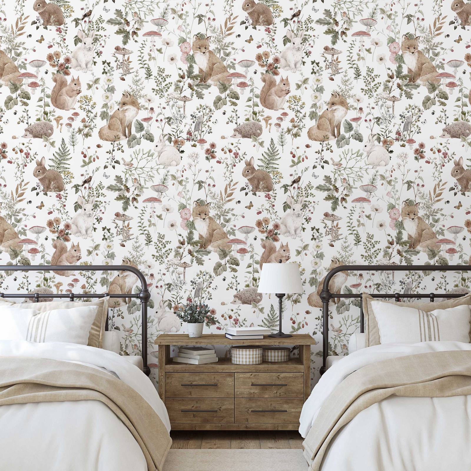 Forest Babies MuraL, Boys Nurs - Baby Nursery Vintage บทวิจารณ์และราคา