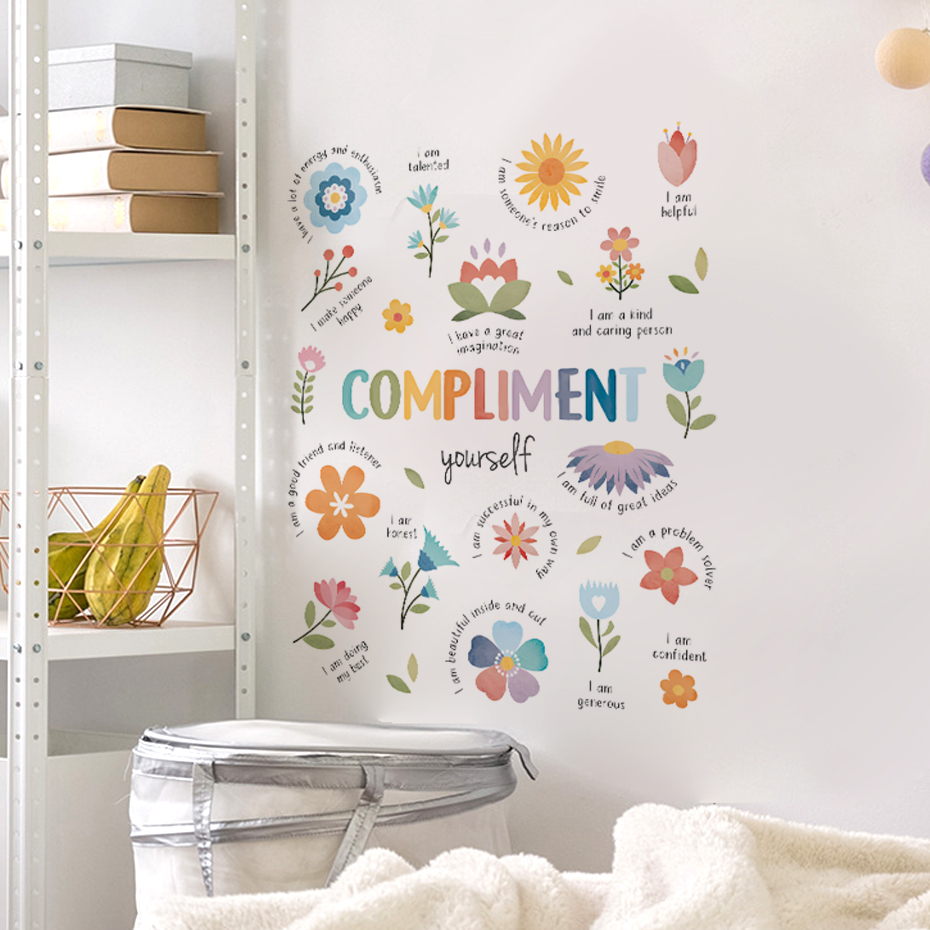 ภาษาอังกฤษที่มีสีสันคําคมสร้าง - Baby Nursery Quotes บทวิจารณ์และราคา