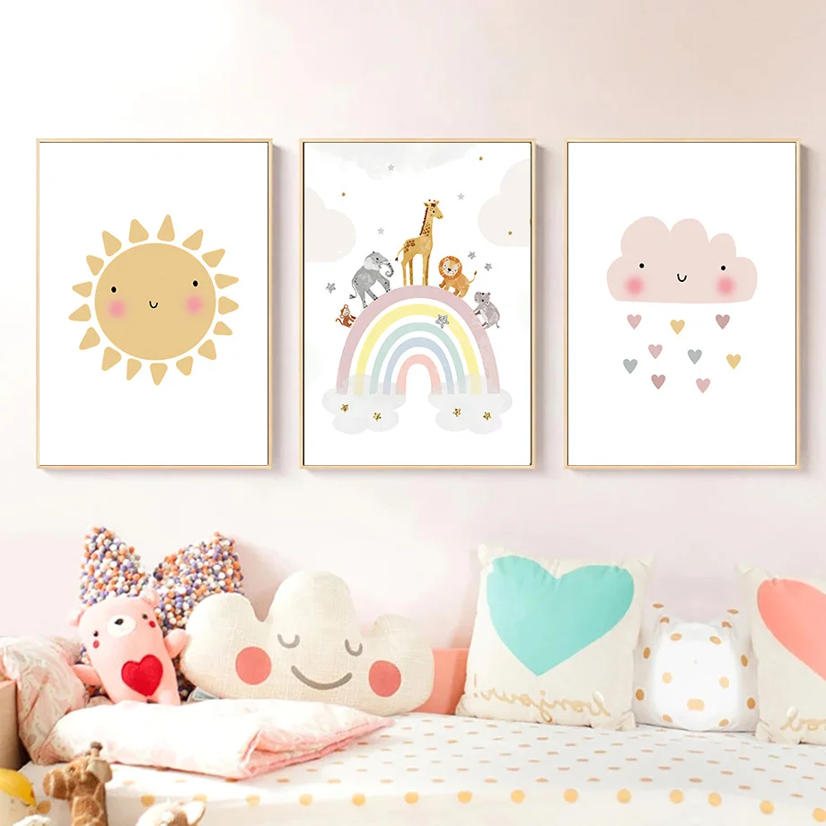 ยีราฟ ช้าง บอลลูนลมร้อน ดวงอาท - Baby Nursery Fabric บทวิจารณ์และราคา