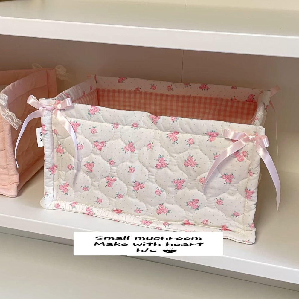 ตะกร้าเก็บของตั้งโต๊ะน่ารัก ดี - Storage Basket Fabric บทวิจารณ์และราคา