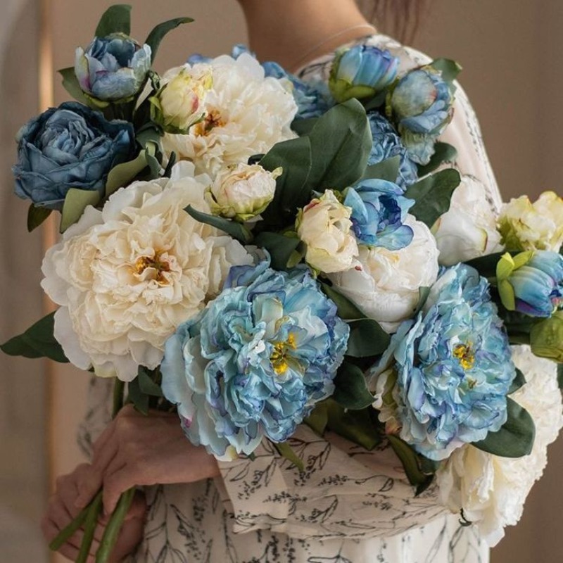 19.7 นิ้วหรูหรา Peony ประดิษฐ์ - Baby Nursery Vintage บทวิจารณ์และราคา