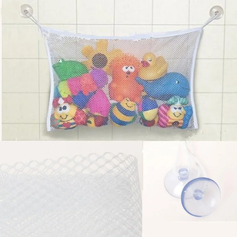 เด็กห้องน้ําตาข่ายกระเป๋าอาบน้ - Storage Basket Fabric บทวิจารณ์และราคา