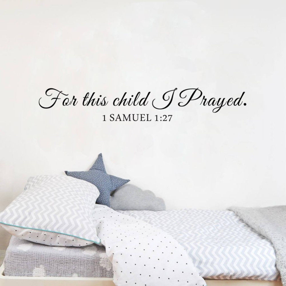 สำหรับเด็กอธิษฐาน Samuel Quote - Baby Nursery Quotes บทวิจารณ์และราคา