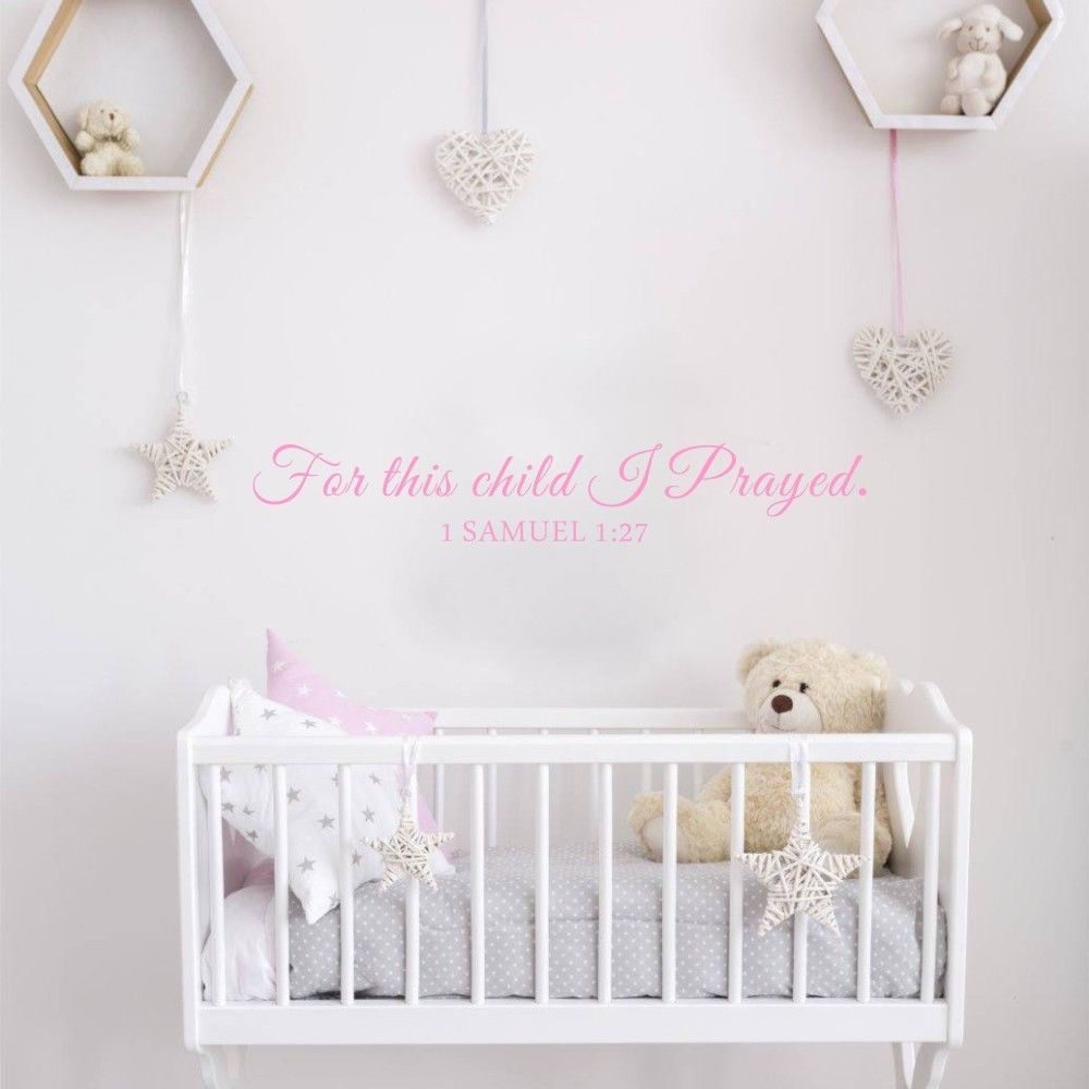 สำหรับเด็กอธิษฐาน Samuel Quote - Baby Nursery Quotes บทวิจารณ์และราคา