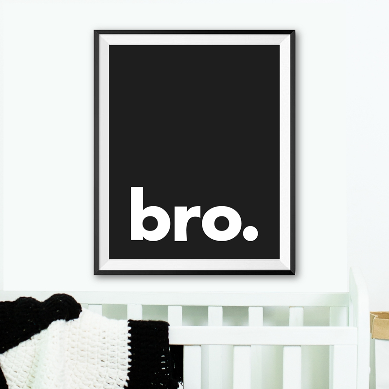 Bro. พิมพ์ Minimalist วิชาการพ - Baby Nursery Quotes บทวิจารณ์และราคา