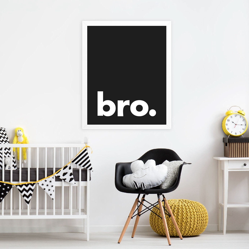 Bro. พิมพ์ Minimalist วิชาการพ - Baby Nursery Quotes บทวิจารณ์และราคา