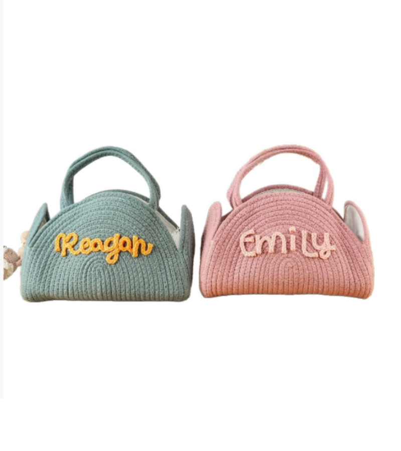 กระเป๋าผ้าอ้อมเด็กแบบเชือกฝ้าย - Storage Basket Fabric บทวิจารณ์และราคา