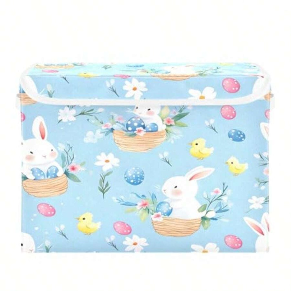 กล่องเก็บของลายไข่กระต่ายอีสเต - Storage Basket Fabric บทวิจารณ์และราคา