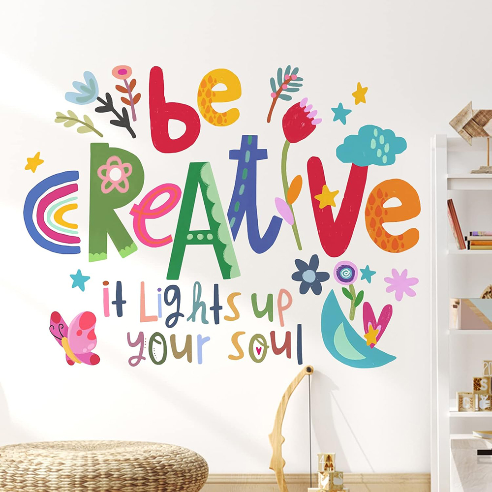 สติ๊กเกอร์ติดผนังคำคมสร้างแรงบ - Baby Nursery Quotes บทวิจารณ์และราคา