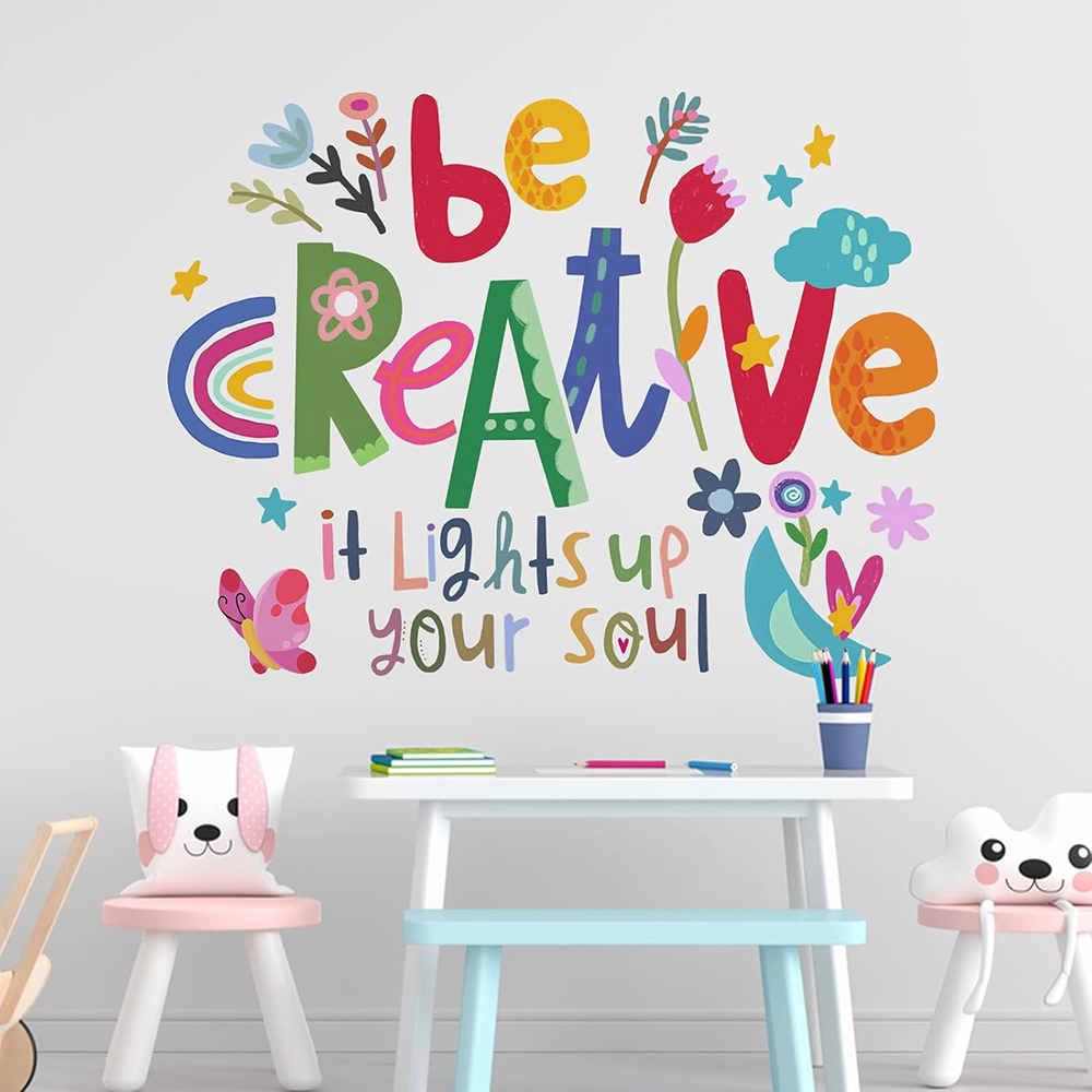 สติ๊กเกอร์ติดผนังคำคมสร้างแรงบ - Baby Nursery Quotes บทวิจารณ์และราคา