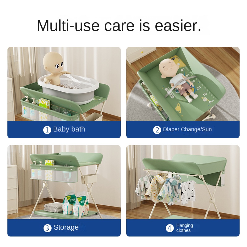 โต๊ะเปลี่ยนผ้าอ้อมเด็กแบบพกพาพ - Baby Nursery Furniture บทวิจารณ์และราคา