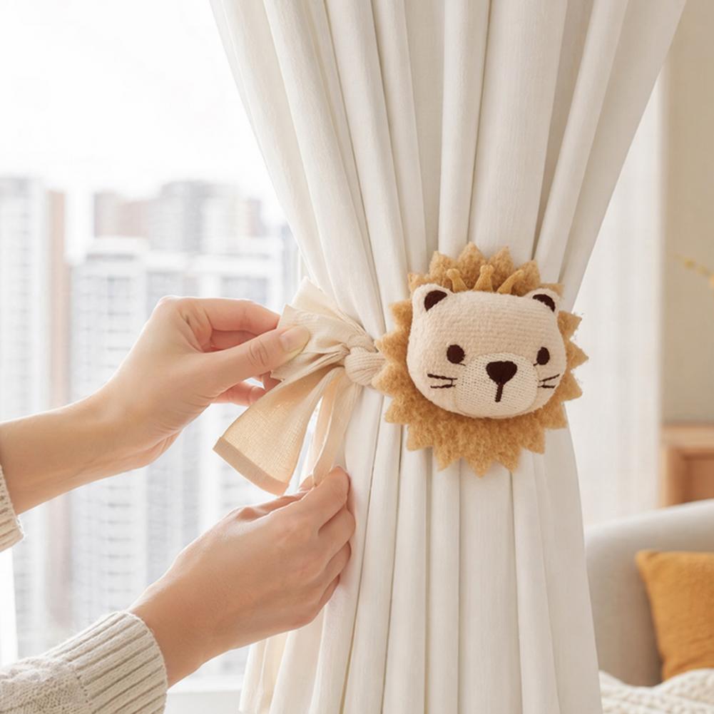 ที่รัดผ้าม่านรูปสิงโต ที่จับผ้ - Baby Nursery Fabric บทวิจารณ์และราคา