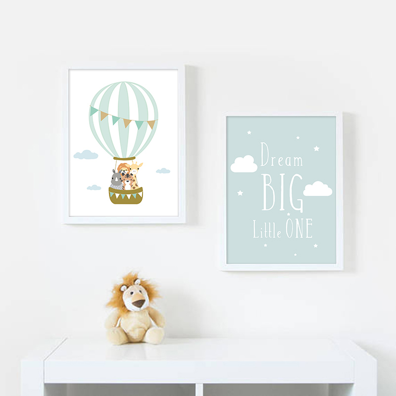 โปสเตอร์ตกแต่งห้องเด็ก ลายบอลล - Baby Nursery Quotes บทวิจารณ์และราคา
