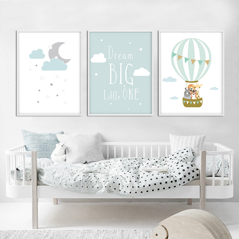 โปสเตอร์ตกแต่งห้องเด็ก ลายบอลล - Baby Nursery Quotes บทวิจารณ์และราคา