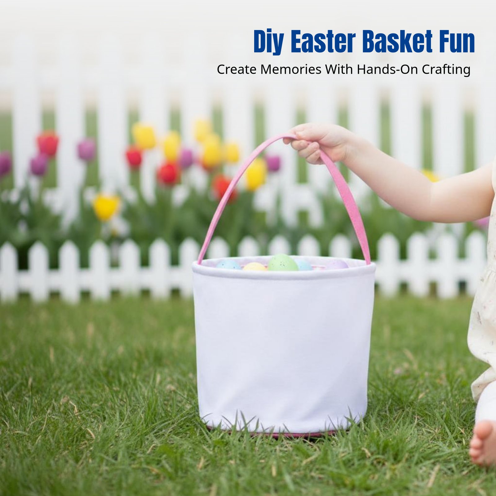 ตะกร้าอีสเตอร์ผ้าแคนวาสพิมพ์ลา - Storage Basket Fabric บทวิจารณ์และราคา