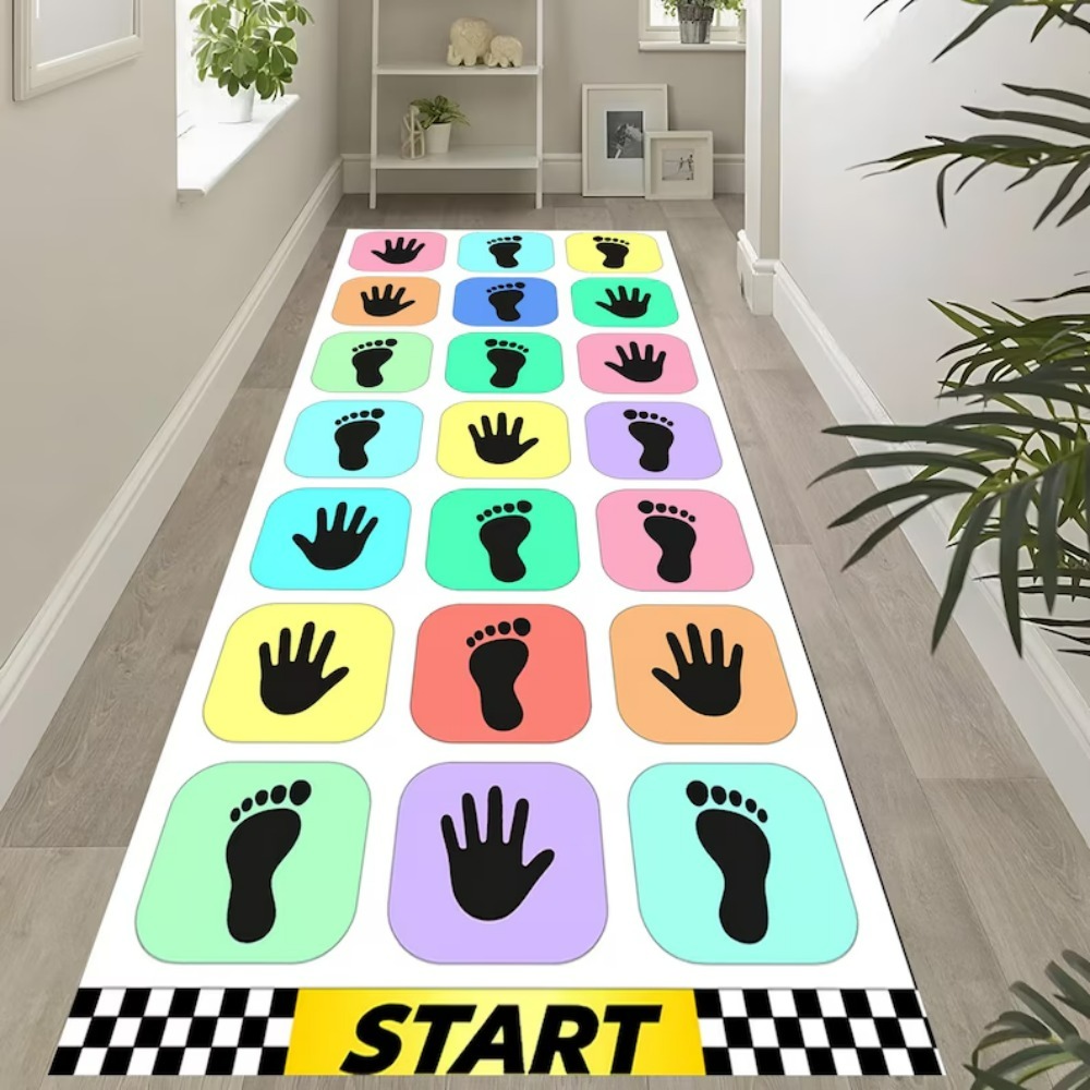 พรมลายมือและรอยเท้าสำหรับเด็ก  - Baby Nursery Mat บทวิจารณ์และราคา
