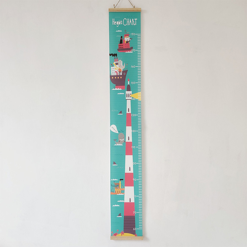 ชายหญิง Growth แผนภูมิไม้กรอบผ - Baby Nursery Fabric บทวิจารณ์และราคา