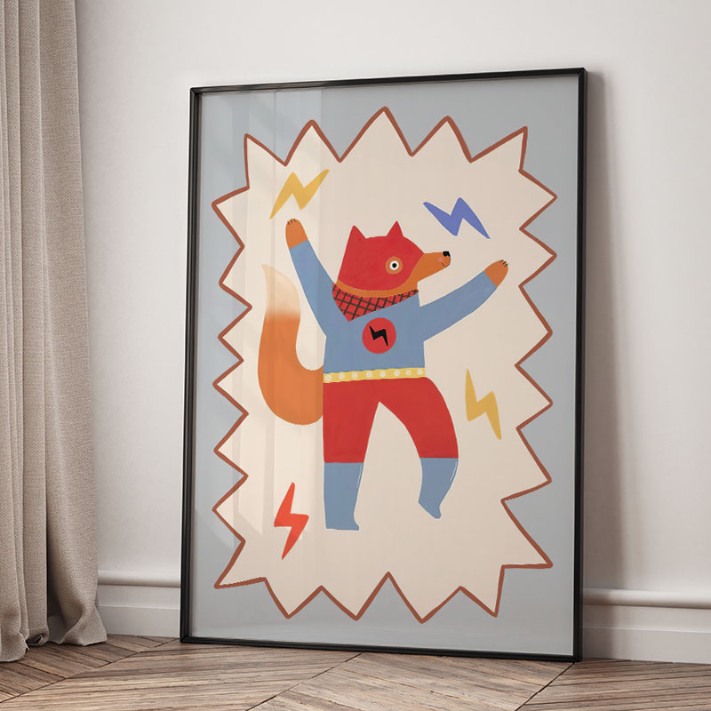 ภาพวาดการ์ตูนตลกๆ สุดเท่ห์ สำห - Baby Nursery Fabric บทวิจารณ์และราคา