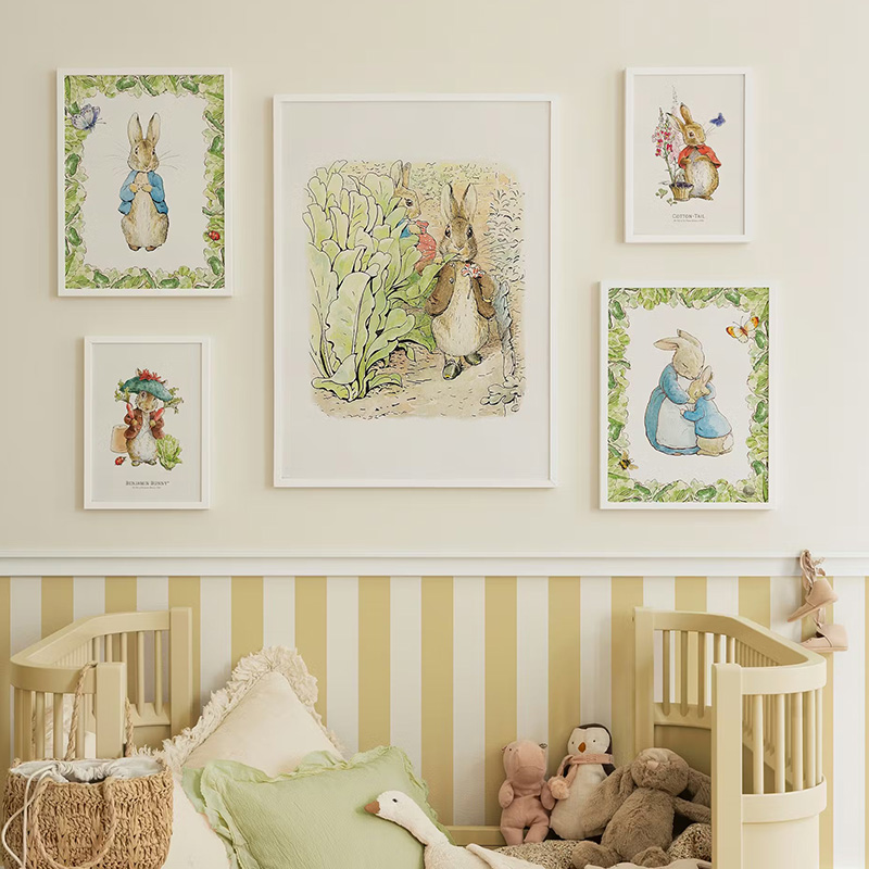 1PC ภาพพิมพ์ศิลปะตกแต่งแบบไม่ม - Baby Nursery Vintage บทวิจารณ์และราคา